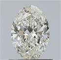 Natural Diamond 0.70 Carats, Oval with  Cut, I Color, VS1 Clarity and Certified by GIA