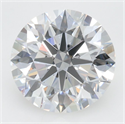 Del inventario de diamantes de laboratorio, 3.65 quilates, Redondo , Color D, claridad VVS1 y certificado GIA