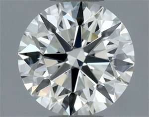 Picture of Natural Diamond 0.50 Carats, Round with Excellent Cut, J Color, VVS1 Clarity and Certified by IGI