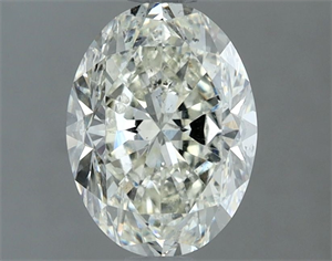 Picture of Natural Diamond 1.72 Carats, Oval with  Cut, I Color, SI2 Clarity and Certified by IGI