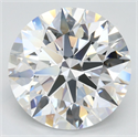 Lab Grown Diamond 4.91 Carats, Round with Excellent Cut, D Color, VVS1 Clarity and Certified by GIA