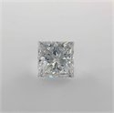Natural Diamond 1.01 Carats, Princess with  Cut, G Color, SI2 Clarity and Certified by GIA