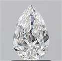 Natural Diamond 0.90 Carats, Pear with  Cut, F Color, SI2 Clarity and Certified by GIA
