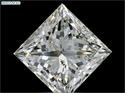 Natural Diamond 2.50 Carats, Princess with  Cut, J Color, SI2 Clarity and Certified by GIA