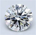 Natural Diamond 3.32 Carats, Round with Excellent Cut, H Color, VS1 Clarity and Certified by GIA
