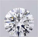 Lab Grown Diamond 2.01 Carats, Round with Excellent Cut, E Color, VVS2 Clarity and Certified by IGI