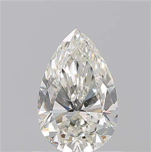 Picture of Natural Diamond 0.70 Carats, Pear with  Cut, J Color, VS2 Clarity and Certified by GIA