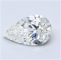 Diamante Natural 5.01 quilates, De pera , Color I, claridad VVS2 y certificado GIA