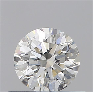 Picture of Natural Diamond 0.44 Carats, Round with Excellent Cut, H Color, SI2 Clarity and Certified by GIA