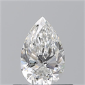 Natural Diamond 0.50 Carats, Pear with  Cut, F Color, VS2 Clarity and Certified by GIA