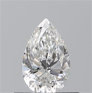 Picture of Natural Diamond 0.50 Carats, Pear with  Cut, F Color, VS2 Clarity and Certified by GIA