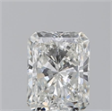 Natural Diamond 0.50 Carats, Radiant with  Cut, H Color, VS2 Clarity and Certified by GIA