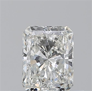 Picture of Natural Diamond 0.50 Carats, Radiant with  Cut, H Color, VS2 Clarity and Certified by GIA