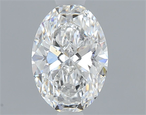 Picture of Natural Diamond 0.70 Carats, Oval with  Cut, E Color, VS2 Clarity and Certified by GIA