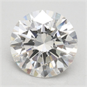 Lab Grown Diamond 2.38 Carats, Round with Excellent Cut, F Color, VS1 Clarity and Certified by IGI