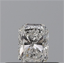 Natural Diamond 0.25 Carats, Radiant with  Cut, F Color, VVS2 Clarity and Certified by GIA