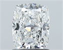 Diamante Natural 1.20 quilates, Del cojín , Color E, claridad SI2 y certificado GIA