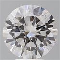 Del inventario de diamantes de laboratorio, 5.10 quilates, Redondo , Color F, claridad VVS2 y certificado IGI