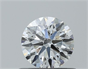 Natural Diamond 0.50 Carats, Round with Excellent Cut, E Color, SI1 Clarity and Certified by GIA