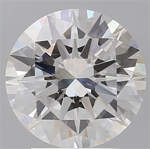Picture of Lab Grown Diamond 3.06 Carats, Round with Excellent Cut, F Color, VS1 Clarity and Certified by IGI