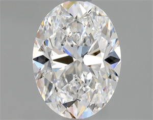 Picture of Natural Diamond 1.21 Carats, Oval with  Cut, D Color, VVS2 Clarity and Certified by GIA