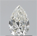 Diamante Natural 0.50 quilates, De pera , Color G, claridad IF y certificado GIA
