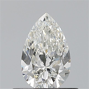 Foto Diamante Natural 0.50 quilates, De pera , Color G, claridad IF y certificado GIA de