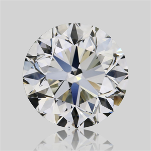 Picture of Natural Diamond 1.00 Carats, Round with Very Good Cut, J Color, VS2 Clarity and Certified by GIA