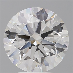 Picture of Lab Grown Diamond 4.56 Carats, Round with Ideal Cut, E Color, VVS2 Clarity and Certified by IGI