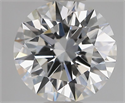 Lab Grown Diamond 1.51 Carats, Round with Ideal Cut, E Color, VVS2 Clarity and Certified by IGI