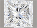 Natural Diamond 0.77 Carats, Princess with  Cut, E Color, SI2 Clarity and Certified by GIA