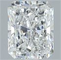 Natural Diamond 2.50 Carats, Radiant with  Cut, E Color, SI1 Clarity and Certified by GIA