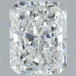 Picture of Natural Diamond 2.50 Carats, Radiant with  Cut, E Color, SI1 Clarity and Certified by GIA