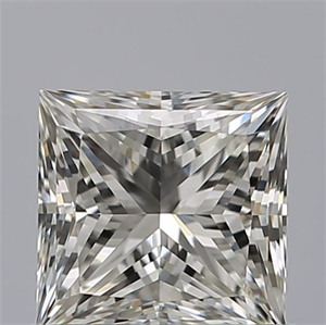Picture of Natural Diamond 0.70 Carats, Princess with  Cut, I Color, VVS1 Clarity and Certified by GIA