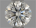 Natural Diamond 0.50 Carats, Round with Excellent Cut, J Color, VVS1 Clarity and Certified by IGI