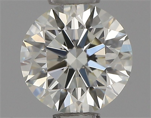 Picture of Natural Diamond 0.50 Carats, Round with Excellent Cut, J Color, VVS1 Clarity and Certified by IGI