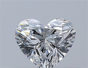 Picture of Natural Diamond 0.30 Carats, Heart with  Cut, E Color, SI1 Clarity and Certified by GIA
