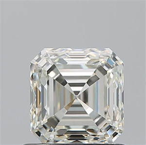Picture of Natural Diamond 1.01 Carats, Asscher with  Cut, K Color, VVS2 Clarity and Certified by GIA