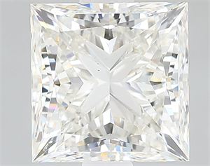 Picture of Natural Diamond 1.84 Carats, Princess with  Cut, J Color, SI1 Clarity and Certified by GIA