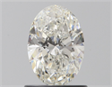 Natural Diamond 0.91 Carats, Oval with  Cut, H Color, VS1 Clarity and Certified by GIA
