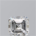 Diamante Natural 1.01 quilates, Asscher , Color F, claridad VS2 y certificado GIA
