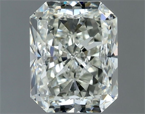 Picture of Natural Diamond 0.90 Carats, Radiant with  Cut, I Color, VVS2 Clarity and Certified by IGI