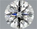Natural Diamond 1.01 Carats, Round with Excellent Cut, J Color, SI2 Clarity and Certified by GIA