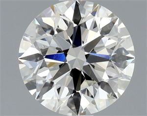 Picture of Natural Diamond 1.01 Carats, Round with Excellent Cut, J Color, SI2 Clarity and Certified by GIA