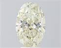 Natural Diamond 4.01 Carats, Oval with  Cut, K Color, SI2 Clarity and Certified by IGI