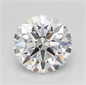 Lab Grown Diamond 1.03 Carats, Round with Ideal Cut, D Color, VVS2 Clarity and Certified by IGI