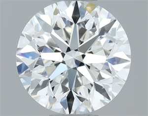 Picture of Natural Diamond 0.80 Carats, Round with Very Good Cut, H Color, VVS1 Clarity and Certified by GIA