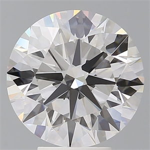 Picture of Lab Grown Diamond 5.10 Carats, Round with Ideal Cut, F Color, VVS2 Clarity and Certified by IGI