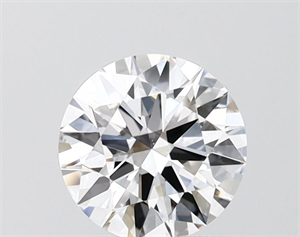 Picture of Lab Grown Diamond 1.02 Carats, Round with Excellent Cut, D Color, VVS1 Clarity and Certified by IGI