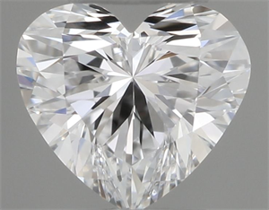 Foto Diamante Natural 0.30 quilates, Corazón , Color D, claridad VVS1 y certificado GIA de